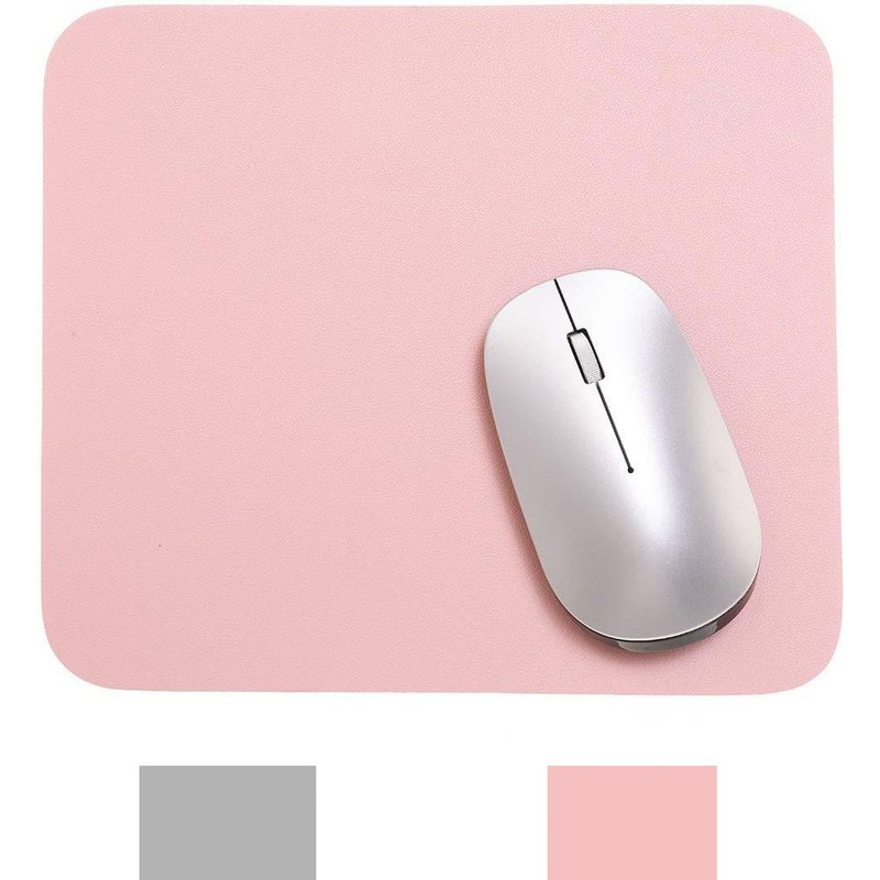 Tapis de souris double face étanche 20x23 cm Rose / Argent