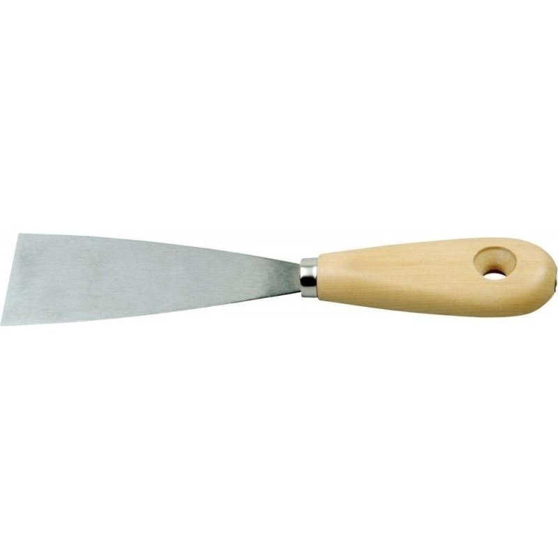Spatule peintre 40mm manche bois HAROMAC