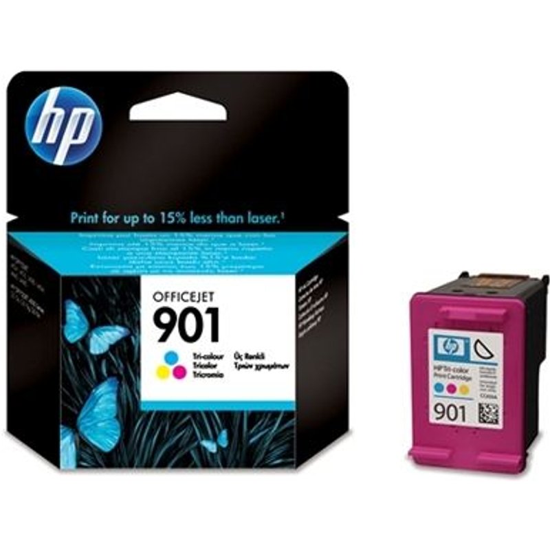 HP 901 - 9 ml - couleur (cyan, magenta, jaune) - originale - cartouche d'encre - pour Officejet 4500, 4500 G510, J4524, J4535, J4540, J4550, J4585, J4624, J4640, J4660, J4680