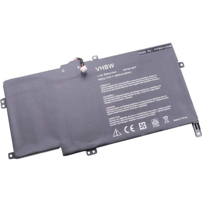 vhbw batterie compatible avec HP Envy 6-1146NR, 6-1168CA, 6-1180CA, 6-1000sg, 6-1001TU, 6-1001tx laptop (4050mAh, 14.8V, Li-Polymère, noir)