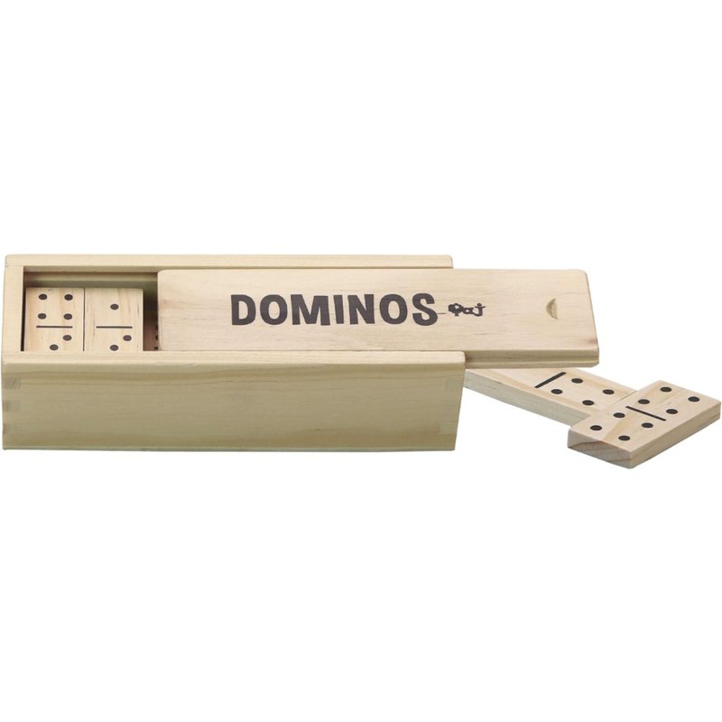 Jeu De Societe Dominos En Bois - Coffret En Bois