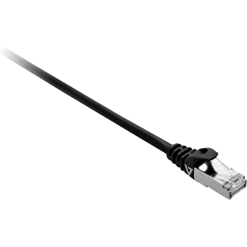 V7 - Cordon de raccordement - RJ-45 (M) pour RJ-45 (M) - 3 m - SFTP - CAT 7 - moulé - noir