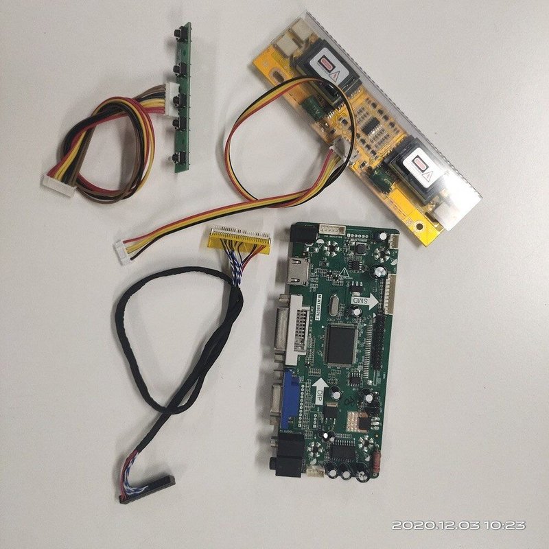 LM190E08-TLH2 Kit pour écran de contrôle M.NT68676 19 "", LM190E08-TLL1/LM190E08-TLH2 30pin 1280x1024, carte contrôleur DVI HDMI VGA LVDS 4 lampes, bricolage