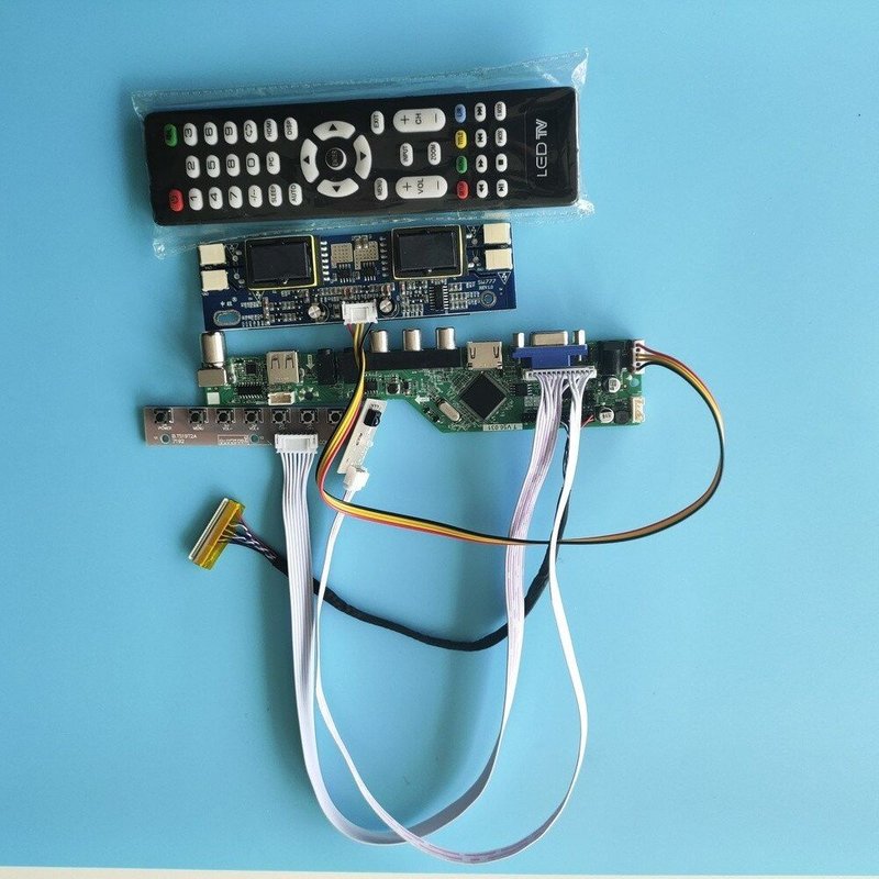LM201WE3-TLK1 Kit de carte contrĂ´leur LCD HDMI pour LM201WE3-(TL)(K1)(TL)(F8), Module VGA AV TV USB 4 lampes 1680x1050, Signal Ă distance 30 broches, nouveau pilote