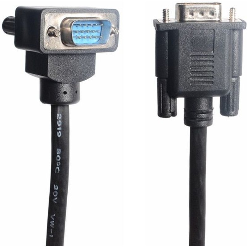 3M Down Angle Câble adaptateur de moniteur VGA mâle à mâle droit, coudé à col de cygne, Angle haut, bas, droit et gauche, 90 °