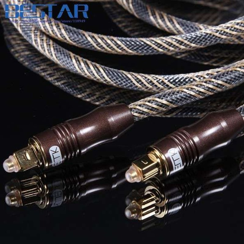 10M Toslink ¿ câble Audio Fiber optique numérique marron OD6