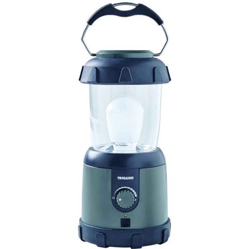 Trigano Lanterne Led Rechargeable - Vert De Gris