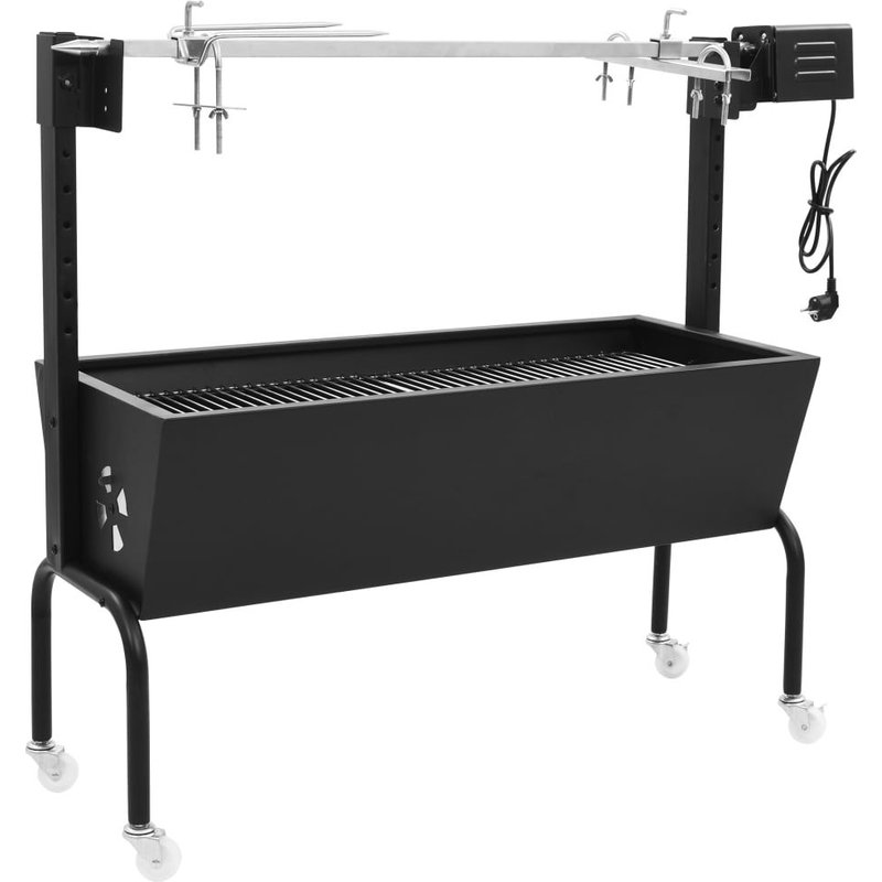 Rôtissoire Pour Barbecue Électrique Acier Inoxydable