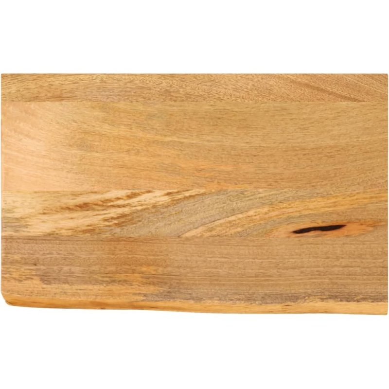 Vidaxl Dessus De Table À Bord Vivant 40x20x2,5 Cm Bois Massif Manguier