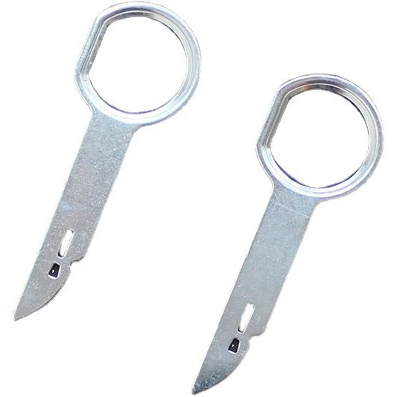 Auto Trim Outil de Suppression Kit pour Voiture Dash Audio Radio CD Argent