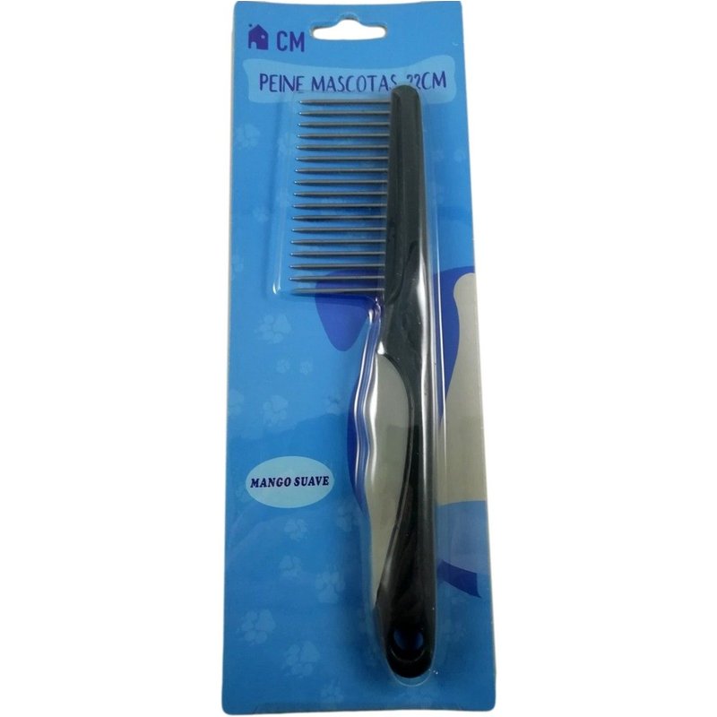 Grand Peigne Pour Chien 22 X 5 Cm Brosse Massage Toilettage Soin