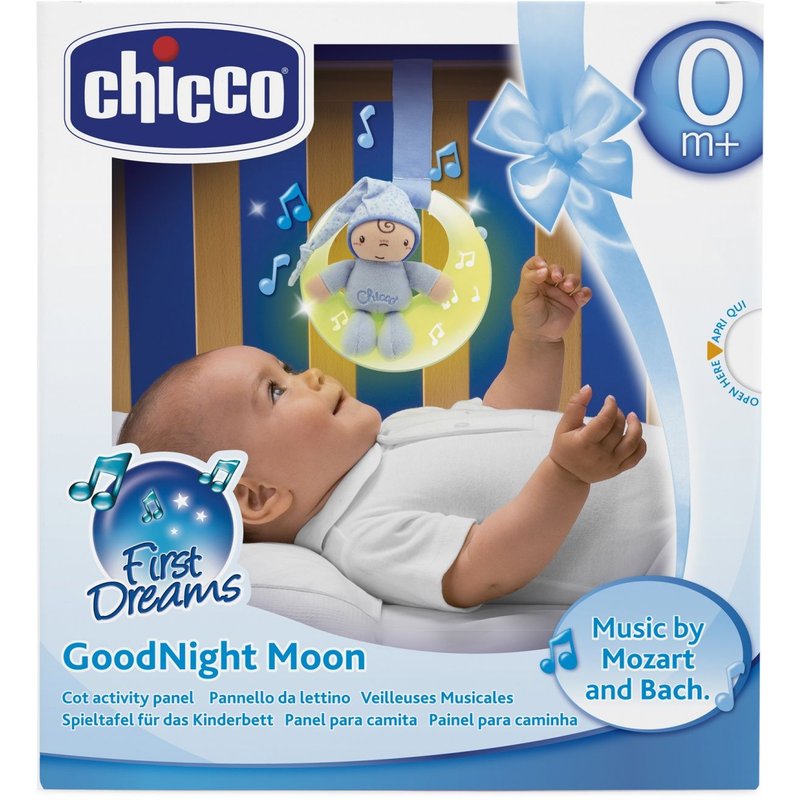 First Dreams Veilleuse Musicale Petite Lune Bleu