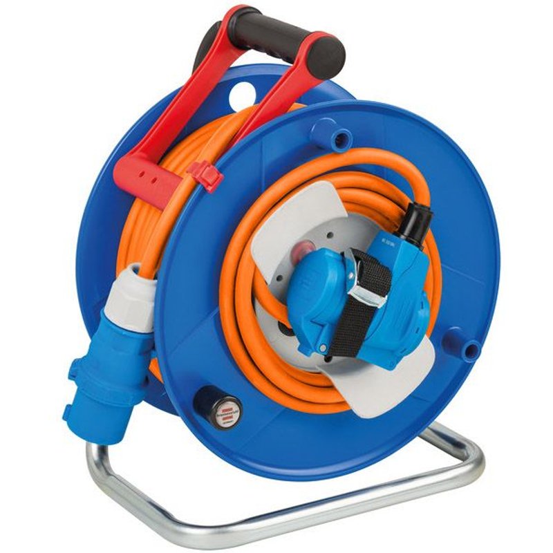 Brennenstuhl Enrouleur de câble Garant G CEE 3 IP44 de camping et de plaisance 25m H07RN-F 3G2,5 - 1182470100