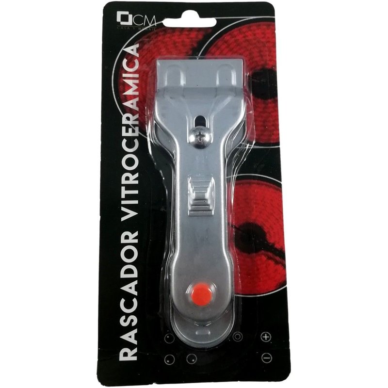 Grattoir Métal pour Plaque Vitrocéramique Céramique Vitre Nettoyage Ménage