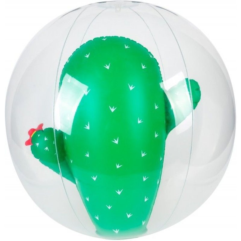 Ballon Gonflable ?41 Cm Pour Piscine & Plage, Accessoire D'eau - Design Cactus