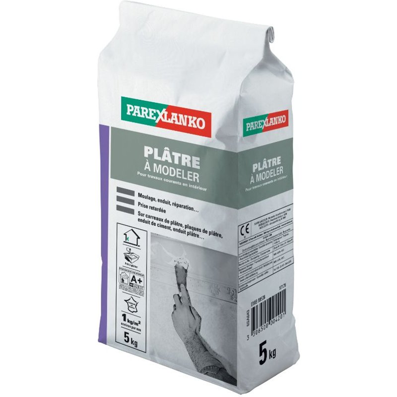 Plâtre à modeler PAREXLANKO - 5kg - 02804