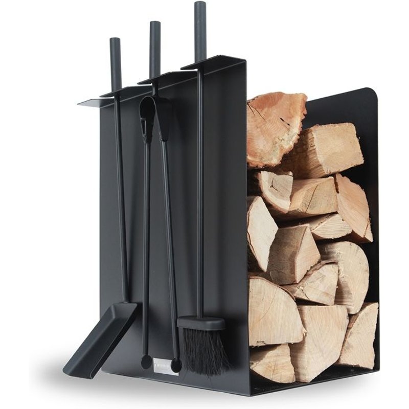 Serviteur Range-bûches Original noir - VAO200