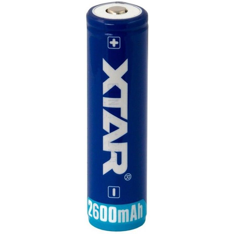 XTAR 1 batterie rechargeable 18650 2600mAh (protégé)