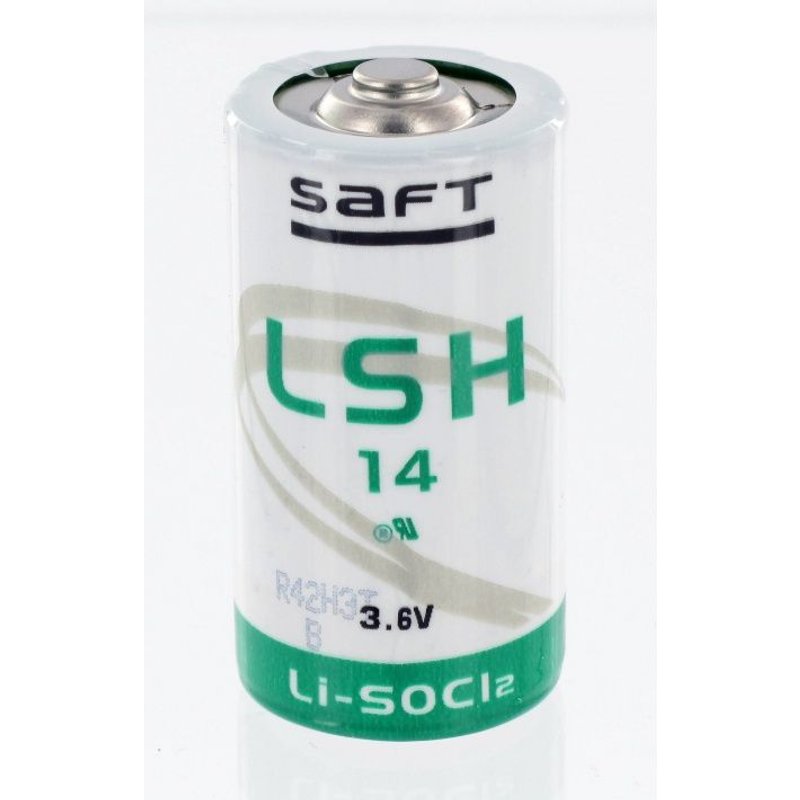 Pile Lithium Saft 3.6V 5.8Ah LSH14 format C + fils