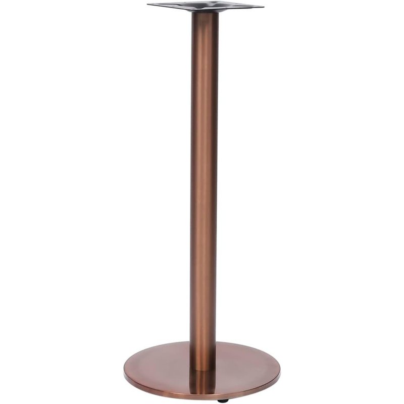 Vidaxl Pied De Table De Bistro Doré Ø45x107 Cm Acier Inoxydable