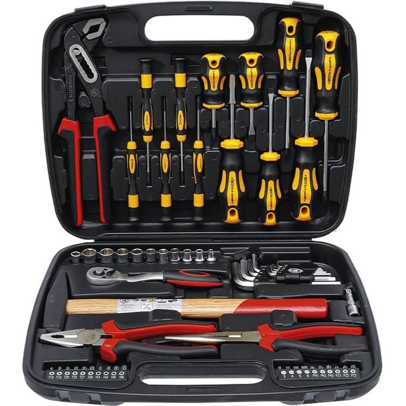 MALLETTE D OUTILS A MAIN 58 PIECES