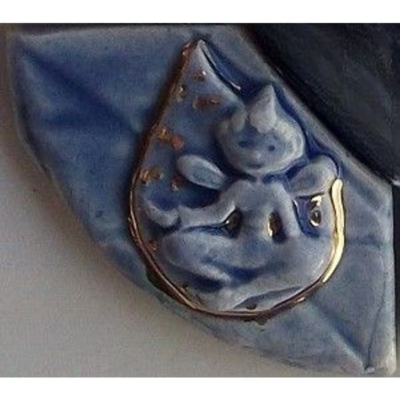 Fève La Tamelerie Rose : Fée De L'eau. Fève Puzzle Émaillée Rose. 2014