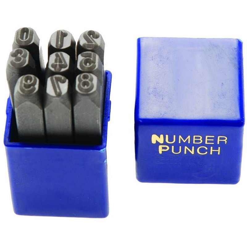 BGS CHIFFRES A FRAPPER JEU DE 9 CHIFFRES - 08 mm