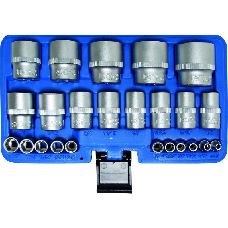 CLES A DOUILLES BGS 1/2, 6 PANS, US, IMPERIALE, POUCES, SAE, INCH