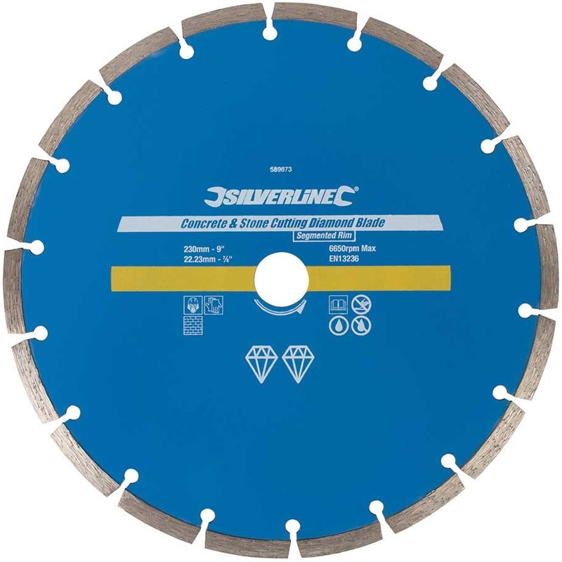 DISQUE DIAMANT A JANTE SEGMENTEE - Ø 230 mm
