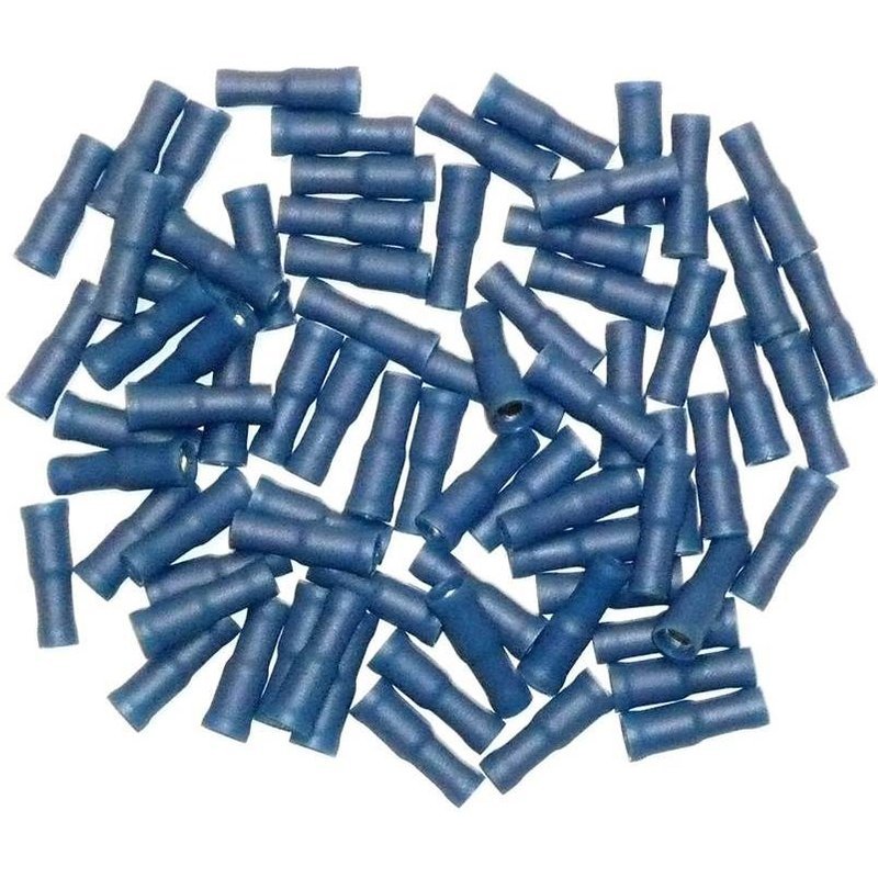 COSSES ELECTRIQUES FEMELLES RONDES BLEUES Ø 4 - SACHET DE 75 COSSES