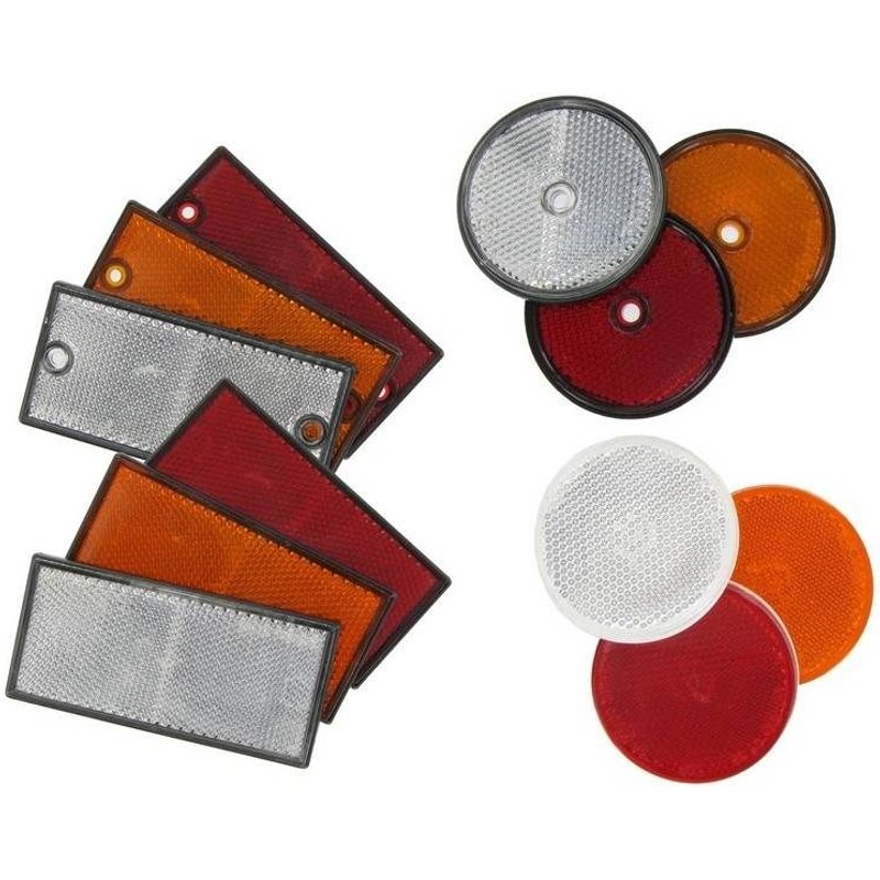 CATADIOPTRE REFLECTEUR DE SIGNALISATION A fixer Ø 60 ROUGE