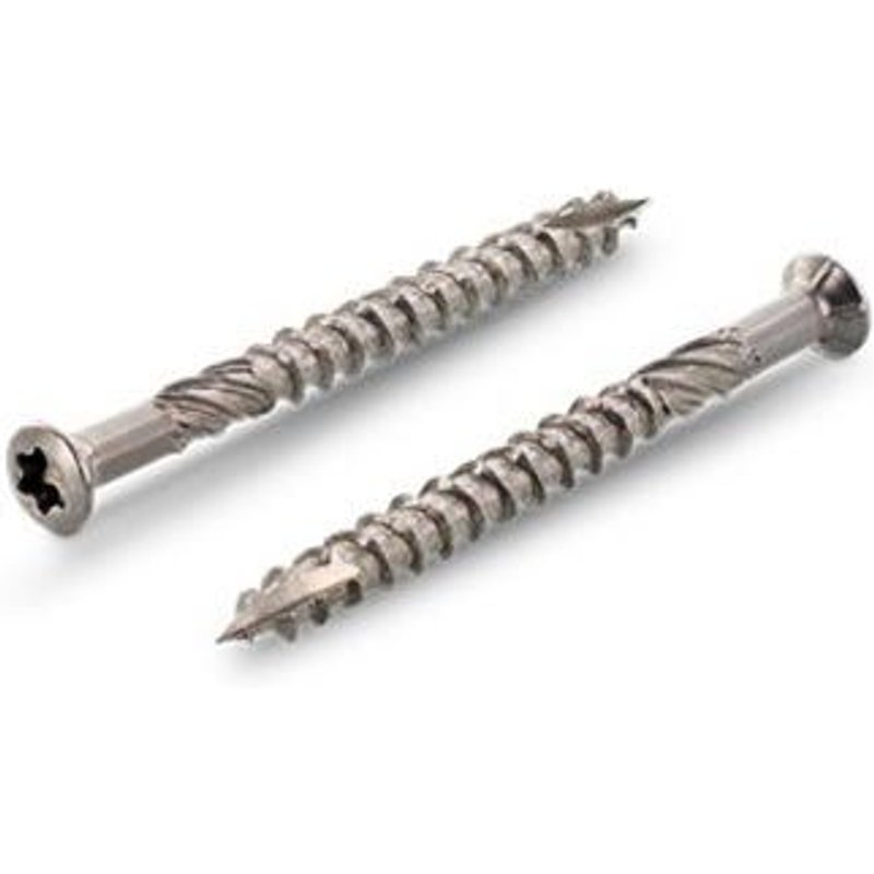VIS DE TERRASSE LISEKO T-DRILL POINTE CUT TFB INOX MARIN A4 AISI 316 de Ø 5 X 40