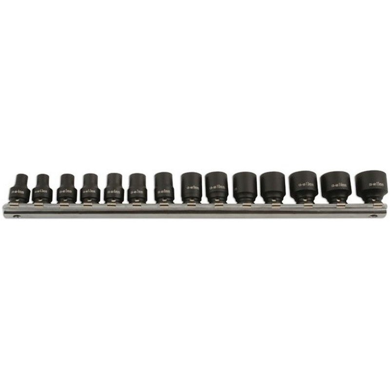 DOUILLES A CHOC COURTES LASER TOOL 1/4 - JEU DE 14 DOUILLES