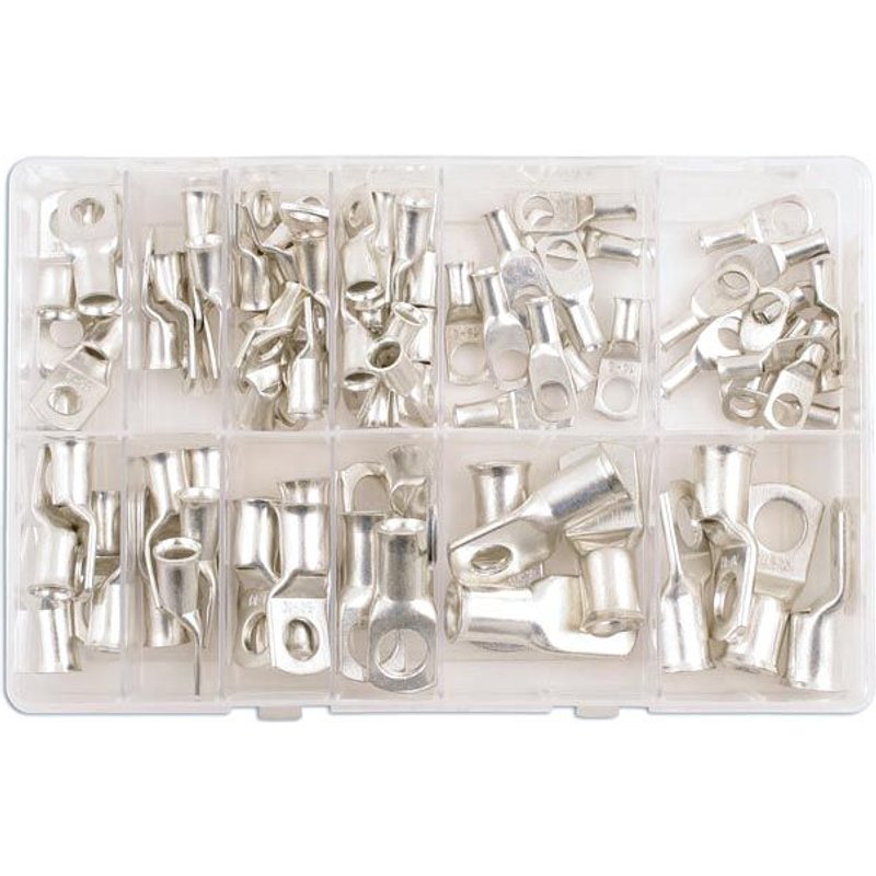 ASSORTIMENT 80 COSSES TUBULAIRES DE 10 MM2 A 70 MM2 - LASER CONNECT