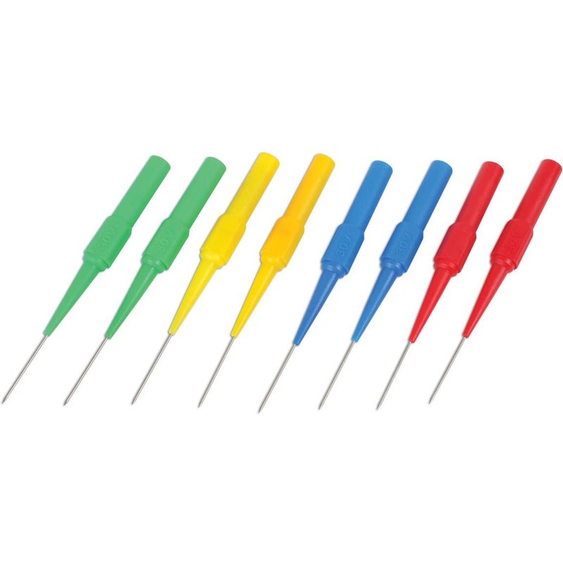 POINTES DE TOUCHE AIGUILLE POUR MULTIMETRE - JEU DE 8 PIQUES LASER