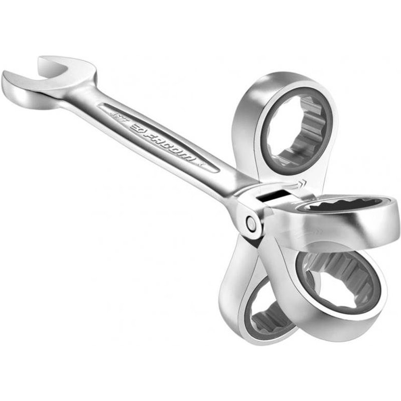 CLES MIXTES A CLIQUET FLEXIBLES ARTICULEES FACOM 467 F de 11 mm