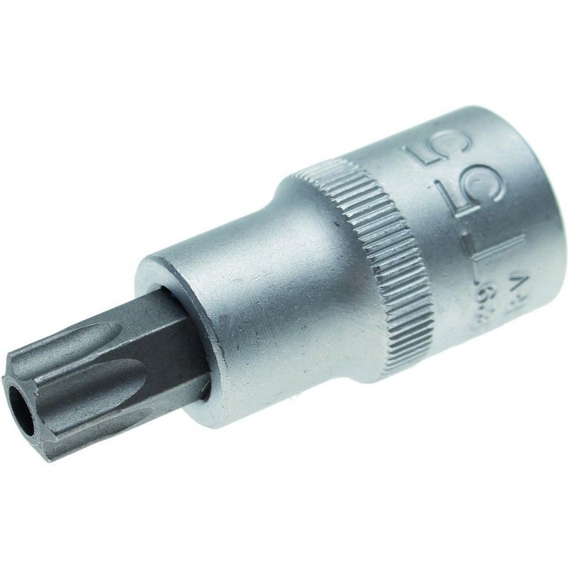 DOUILLE MALE EMBOUT TORX CARRE 1/2 - Torx 60 Percé 55 mm