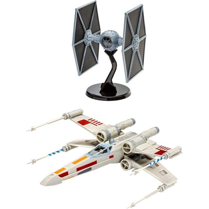 Maquettes X-WING FIGHTER + TIE FIGHTER