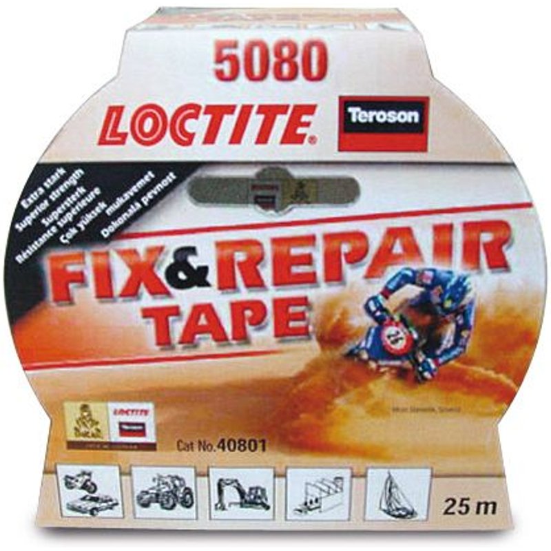 RUBAN ADHESIF AMERICAIN TOILE, FIX & REPAIR TAPE LOCTITE TEROSON 5080
