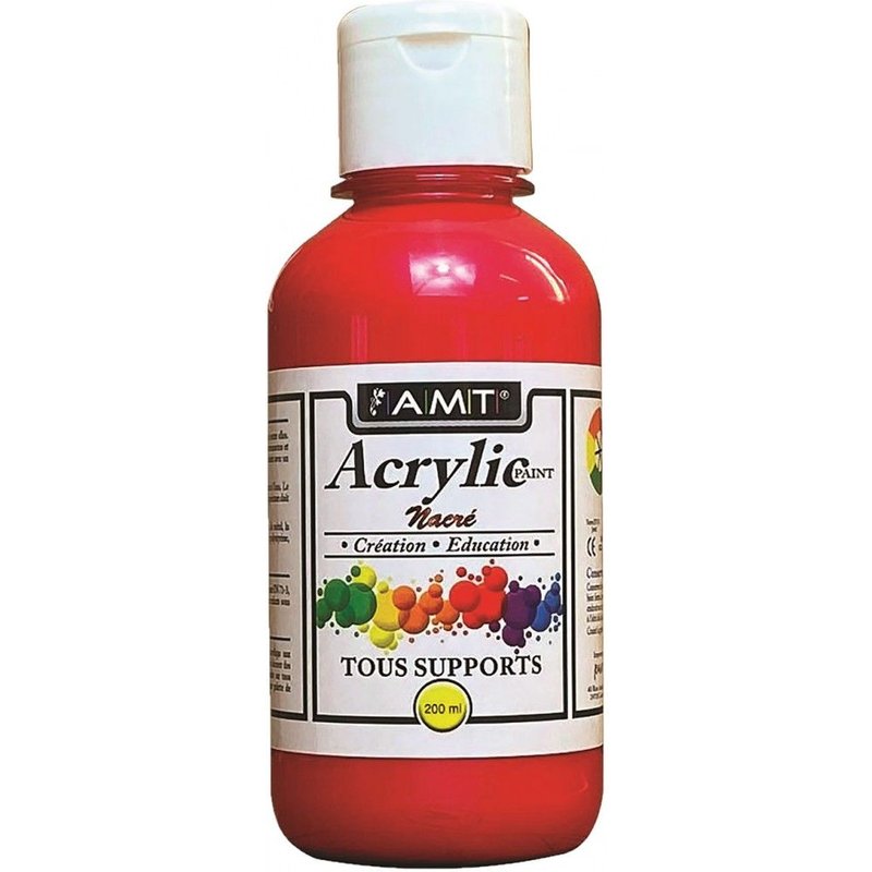 AMT Fevicryl Acrylique éducative & créative Rouge Nacré (ACE243)