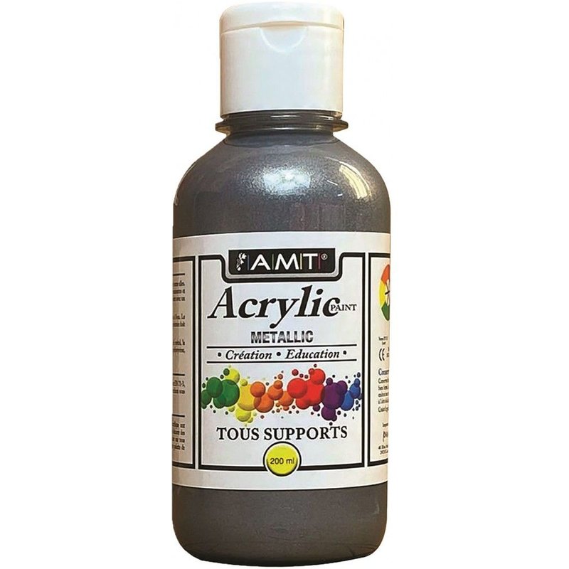 AMT Fevicryl Acrylique éducative & créative Etain Métallisé (ACE264)