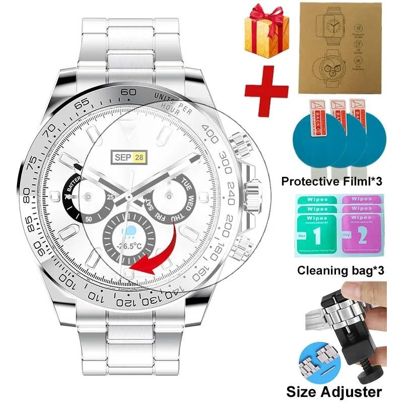 Montre Connectée Multifonction En Acier Pour Homme Et Femme,Accessoire De Fitness,De Dehors,Étanche - Type Aw13 Silver Steel 9