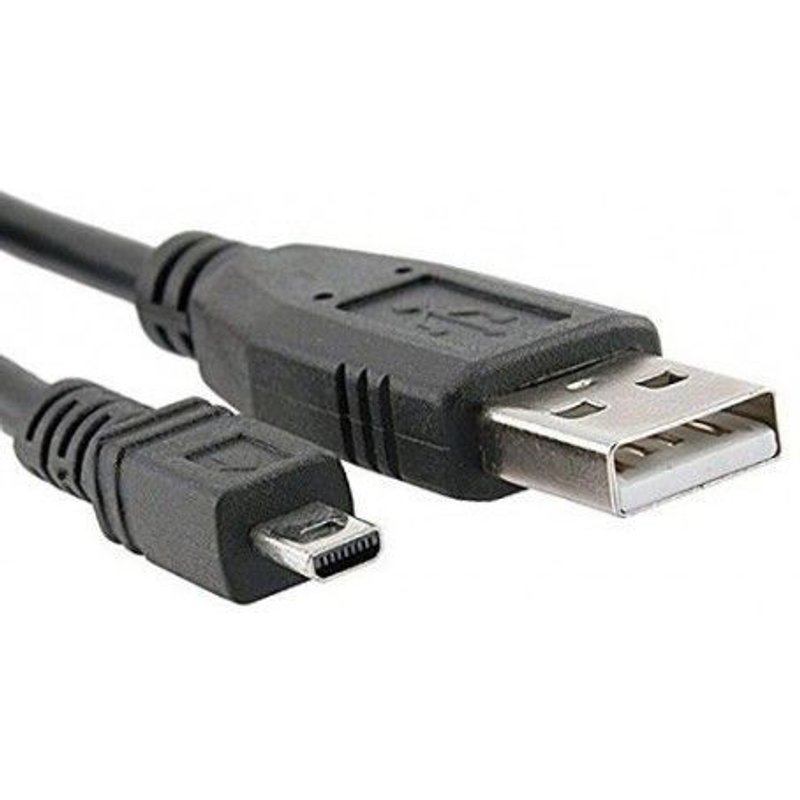 Câble Data USB pour Appareil Photo Panasonic Lumix DMC-FS20