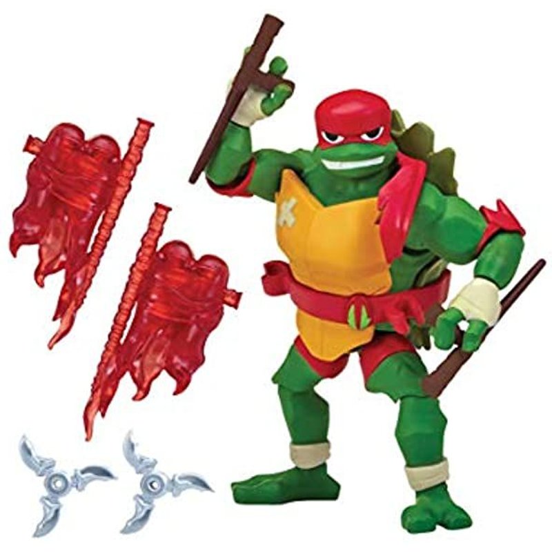 Tortues Ninja Rotmnt, Figurine Articulée 12 Cm Avec Accessoires, Raph (Raphael), 12 Points D'articulation, Jouet Pour Enfants Dès 4 Ans, Tuab01