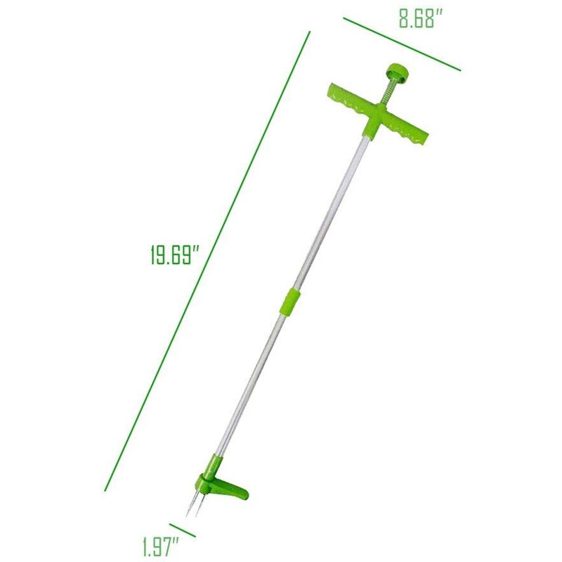 Extracteur De Mauvaises Herbes Portable En Aluminium, Dã©Sherbeur De Racines, Dã©Sherbeur De Griffes à Long Manche, Extracteur De Mauvaises Herbes Manuel Pour Jardin Et Pelouse En Ple - 21ylgj0518b00529
