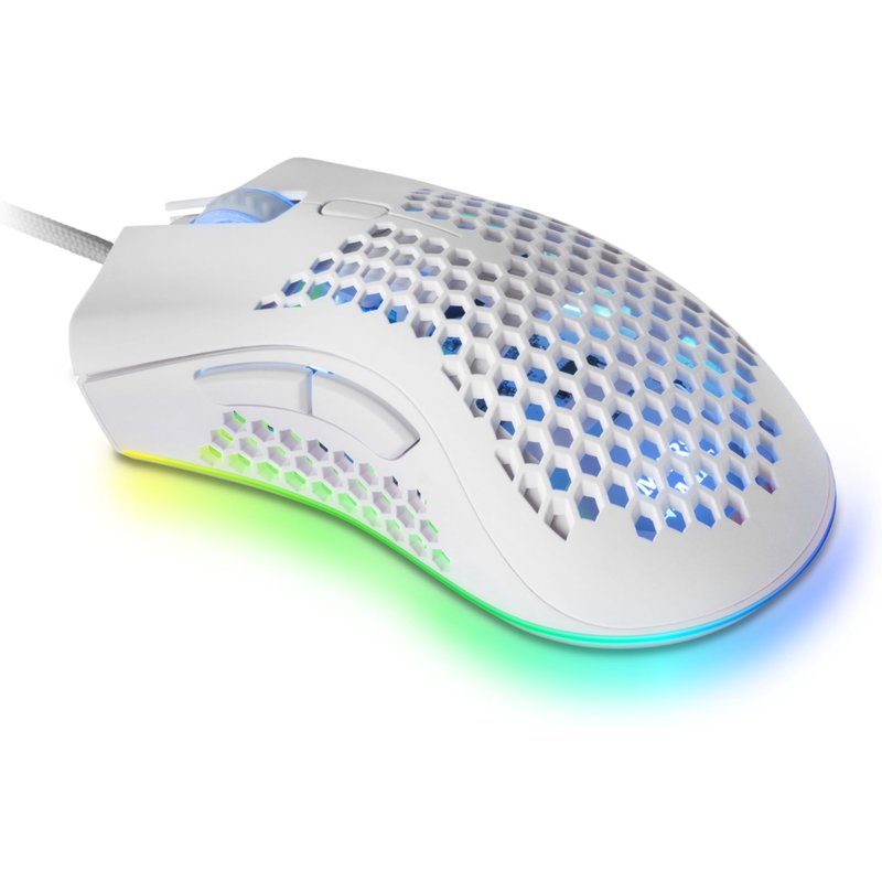 Souris Filaire Gamer Mars Gaming Mmex Rgb (blanc)