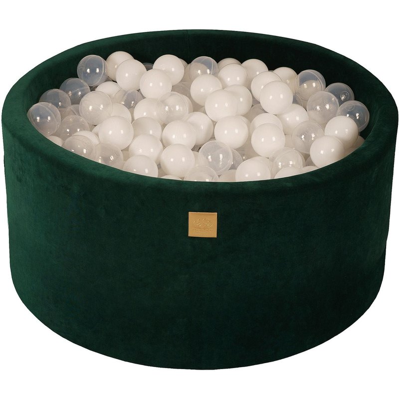 Vert Foncé Piscine À Balles: Blanc/Transparent H40