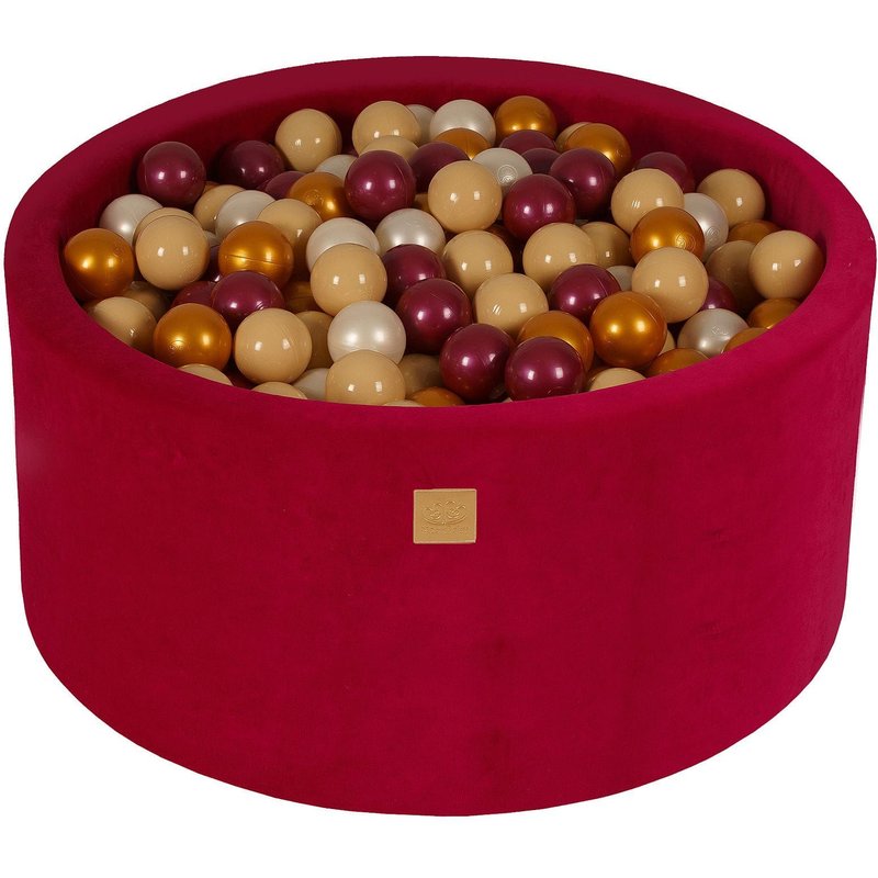 Magenta Piscine À Balles Perle Bordeaux/Doré/Perle Blanche/Beige H40