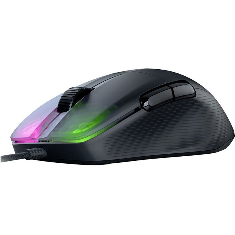 ROCCAT Kone Pro - Souris - ergonomique - optique - 5 boutons - filaire - USB 2.0 - noir cendre