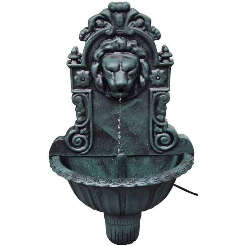 Vidaxl Fontaine Murale Design De Tête De Lion